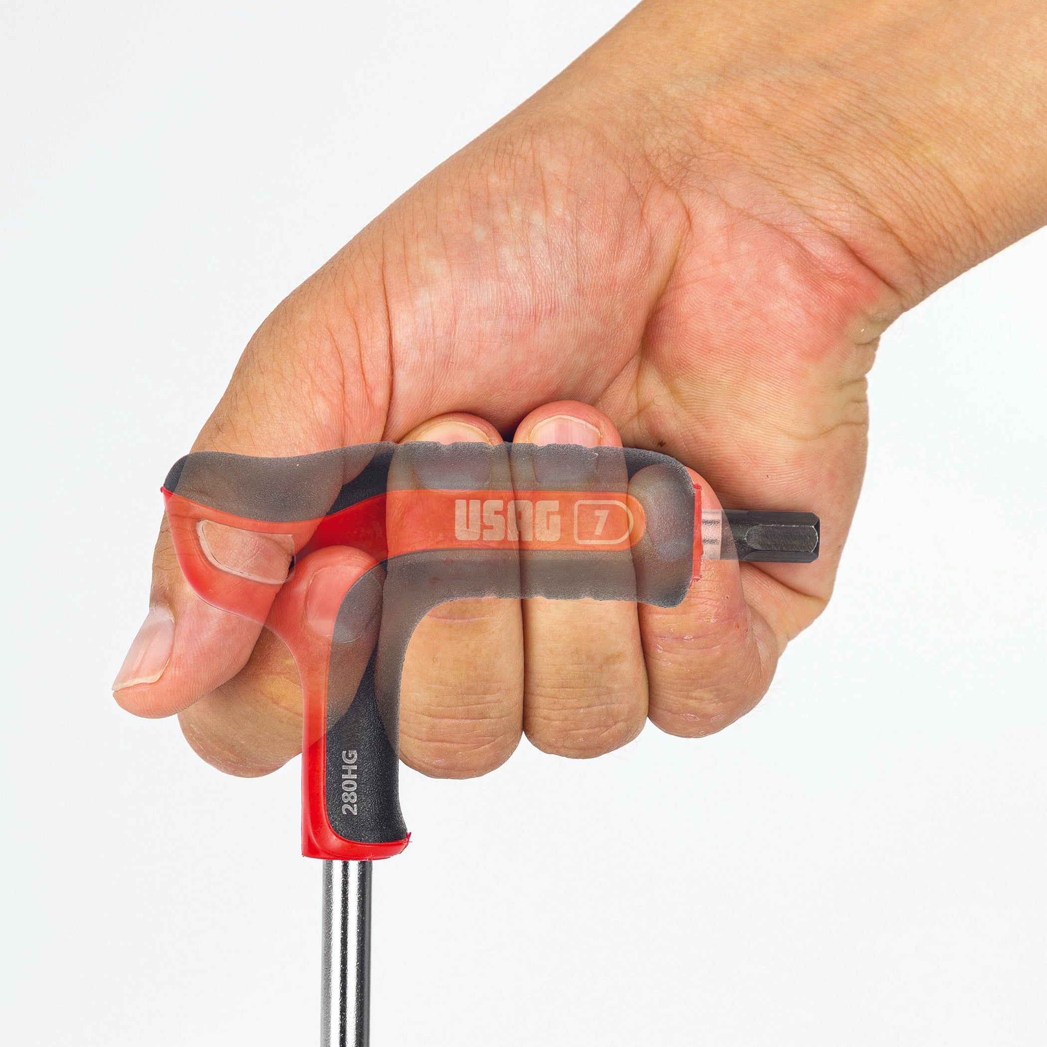 280 HA - Clé mâle hexagonale à manche bi-matière - Usag 280 HA - Clé mâle hexagonale à manche bi-matière - Usag